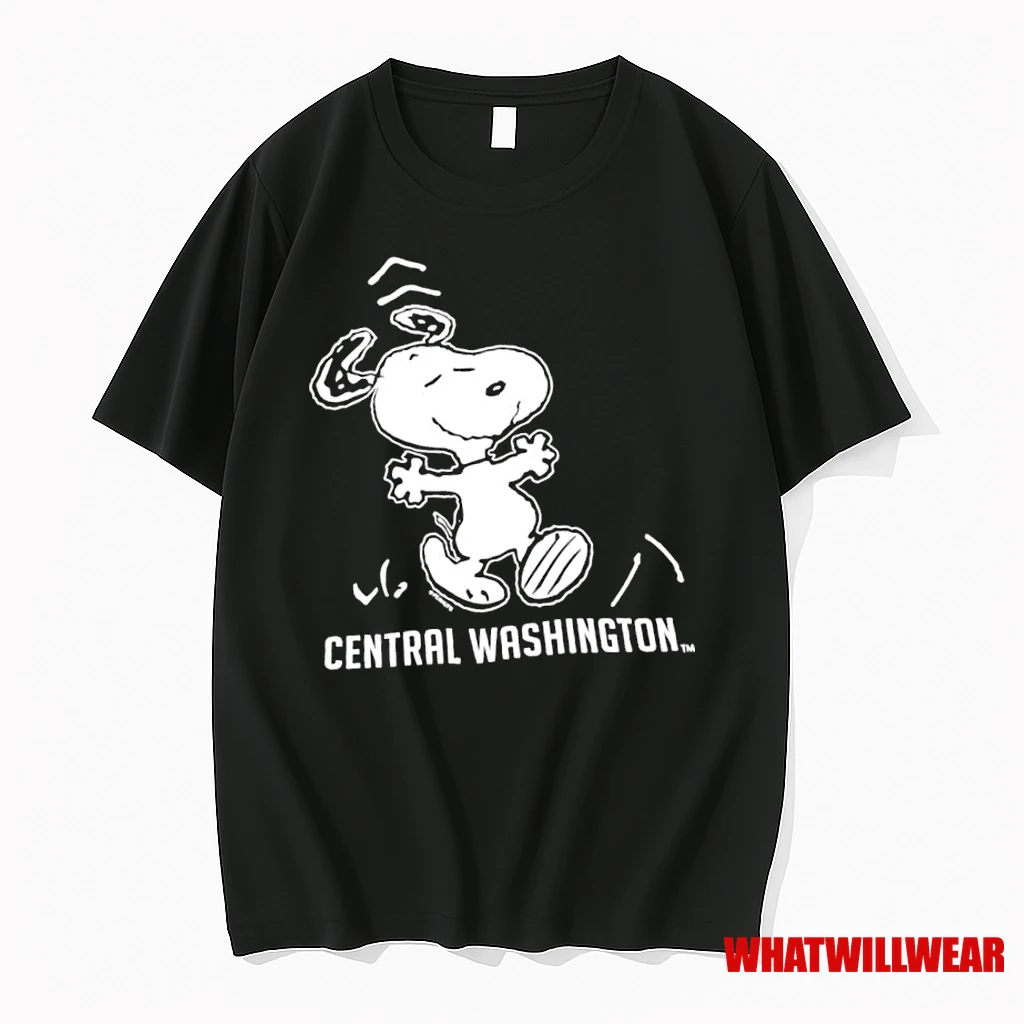Snoopy Central Washington Central Washington University Athletics Shirts
