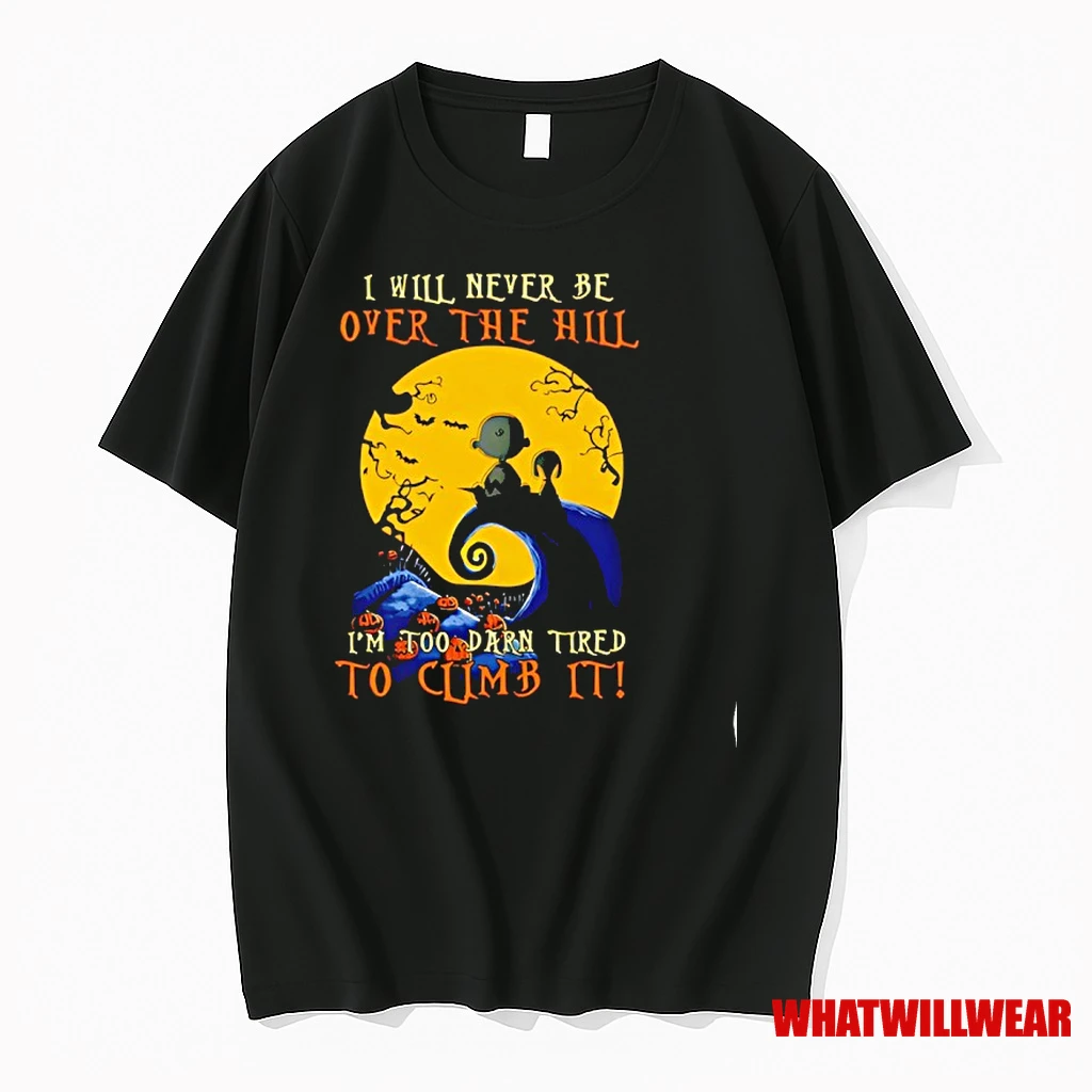 Snoopy Never Be Over The Hill Halloween 2025 Shirts