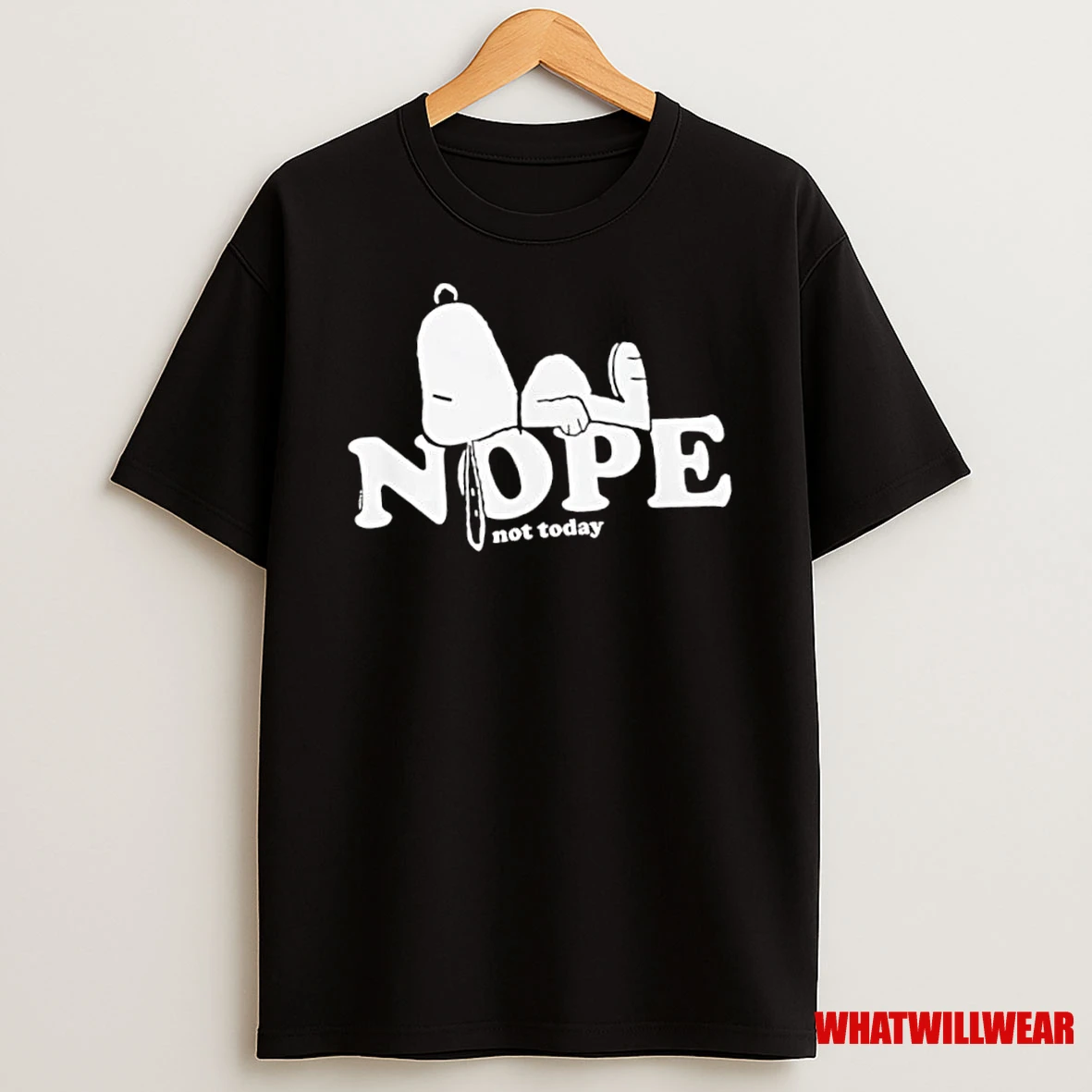Snoopy Nope Love Not Today Shirts