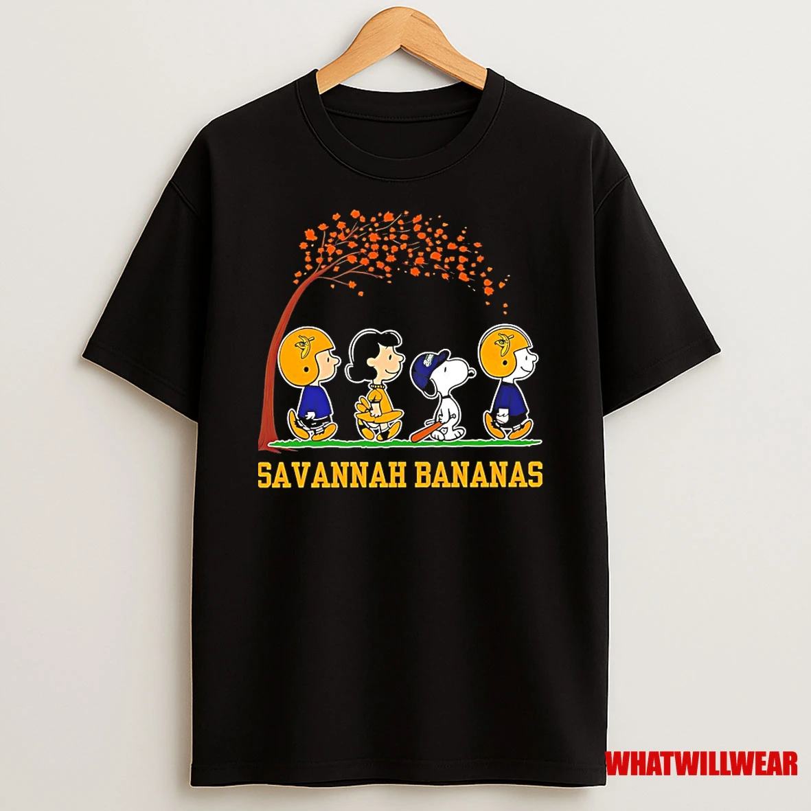 Snoopy Peanuts And Friends Savannah Bananas Baseball Shirts