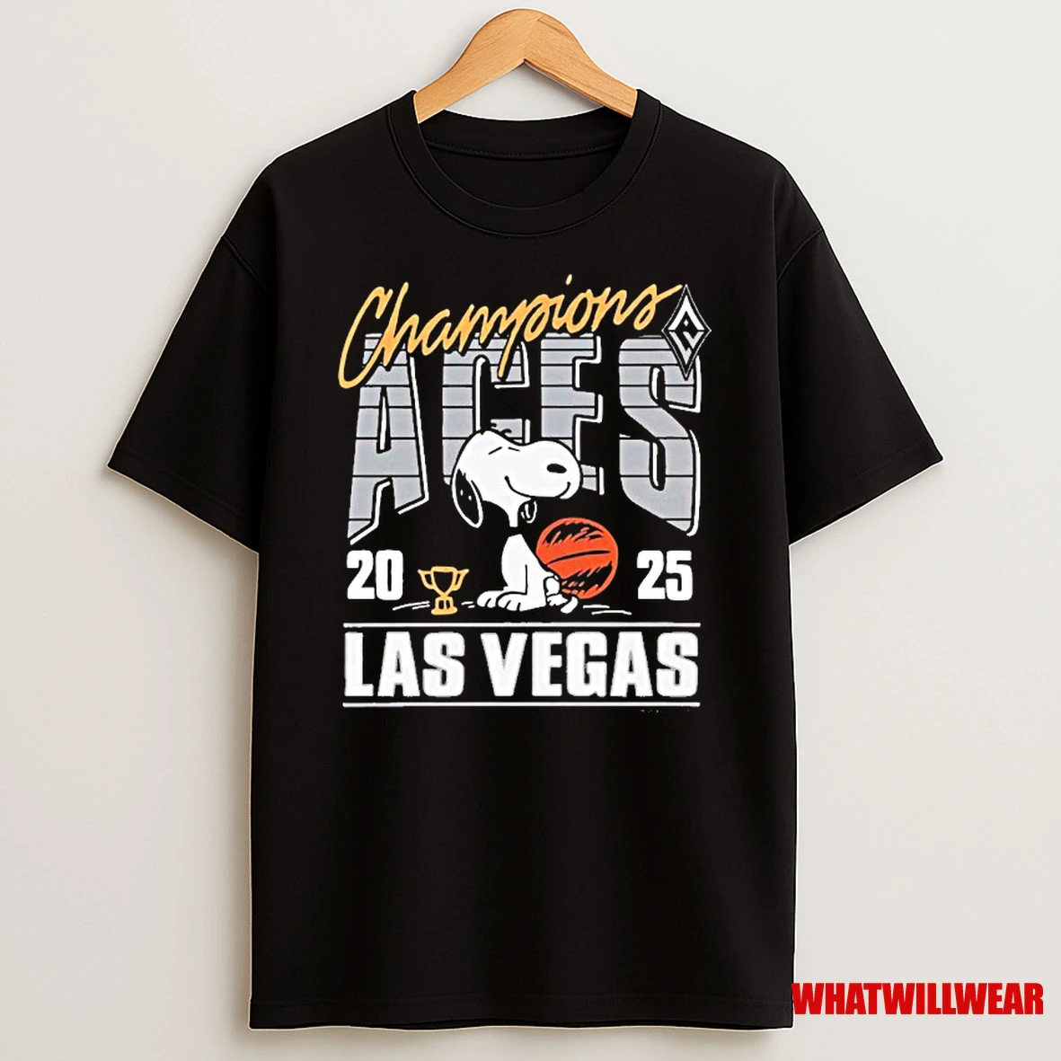 Snoopy The Peanuts Las Vegas Aces 2025 Wnba Finals Champions Shirts