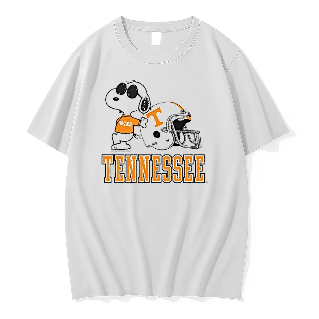 Snoopy The Peanuts Tennessee Volunteers Joe Cool Helmet Shirts