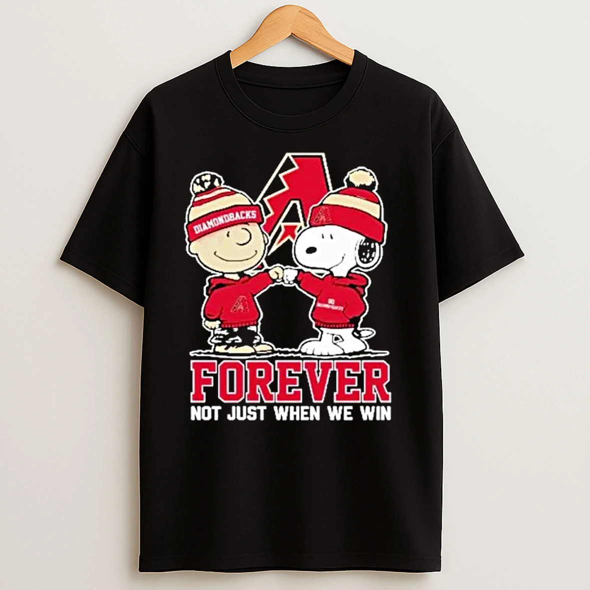 Snoopy And Charlie Brown X Mlb Arizona Diamondbacks Forever Not Just When We Win Ornaments T Shirts