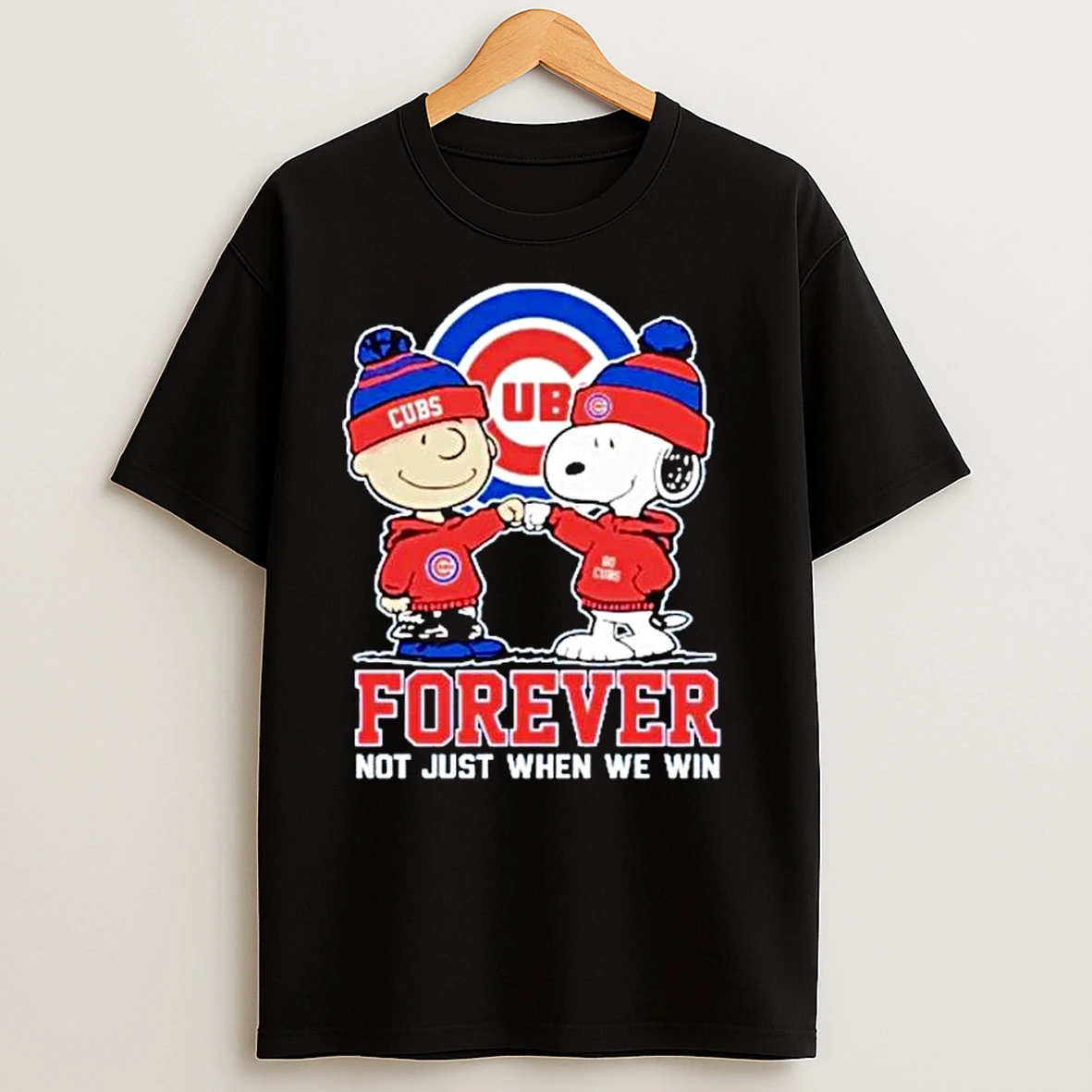 Snoopy And Charlie Brown X Mlb Chicago Cubs Forever Not Just When We Win Ornaments T Shirts