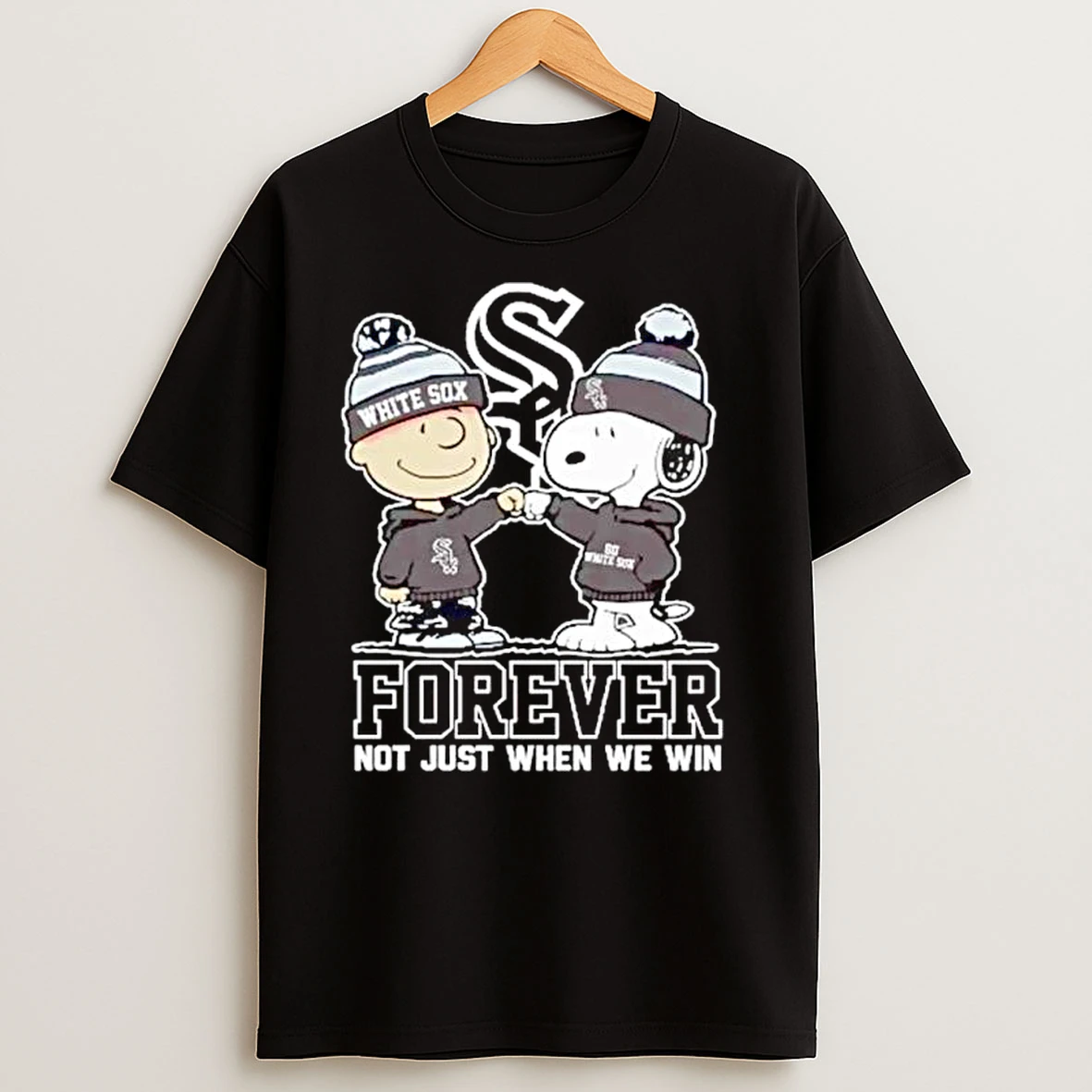 Snoopy And Charlie Brown X Mlb Chicago White Sox Forever Not Just When We Win Ornaments T Shirts