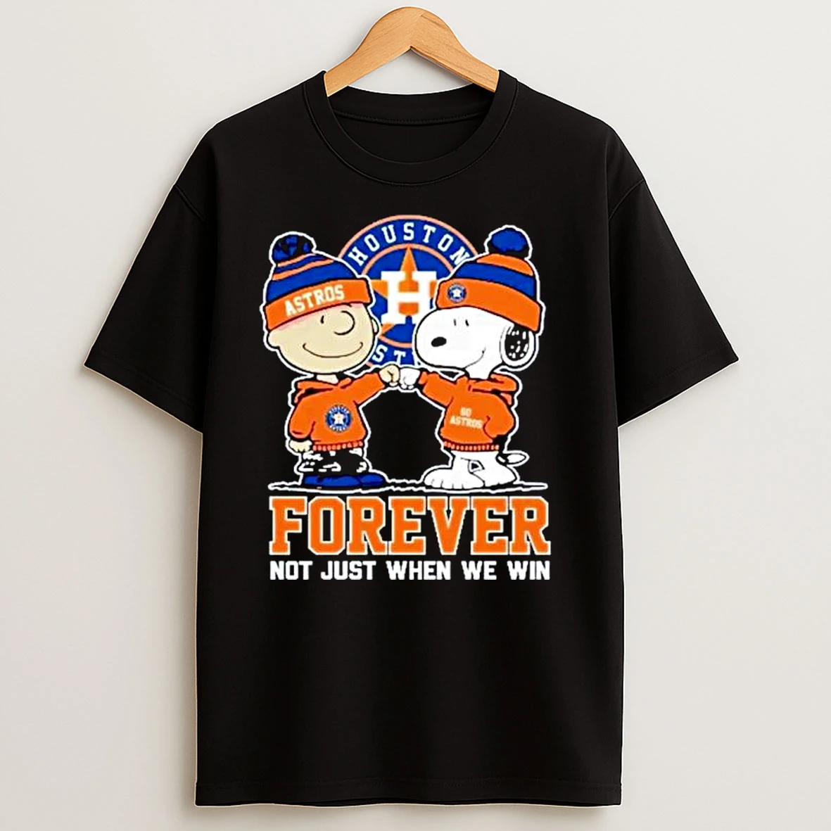 Snoopy And Charlie Brown X Mlb Houston Astros Forever Not Just When We Win Ornaments T Shirts