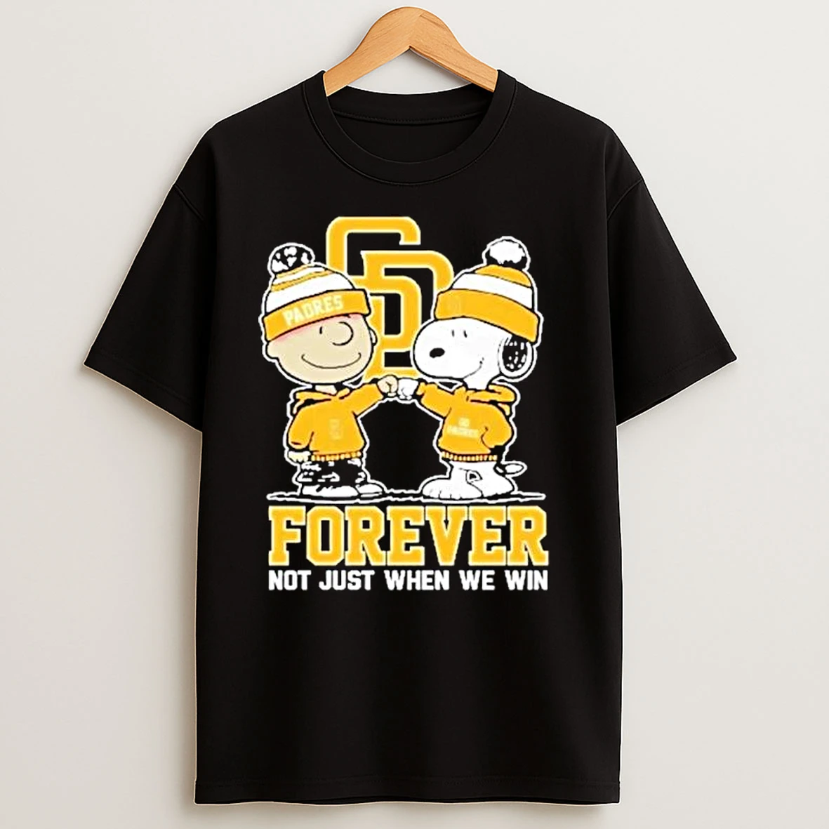 Snoopy And Charlie Brown X Mlb San Diego Padres Forever Not Just When We Win Ornaments T Shirts