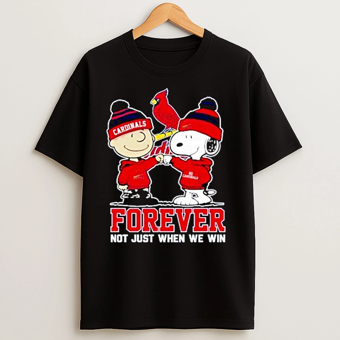 Snoopy And Charlie Brown X Mlb St Louis Cardinals Forever Not Just When We Win Ornaments T Shirts
