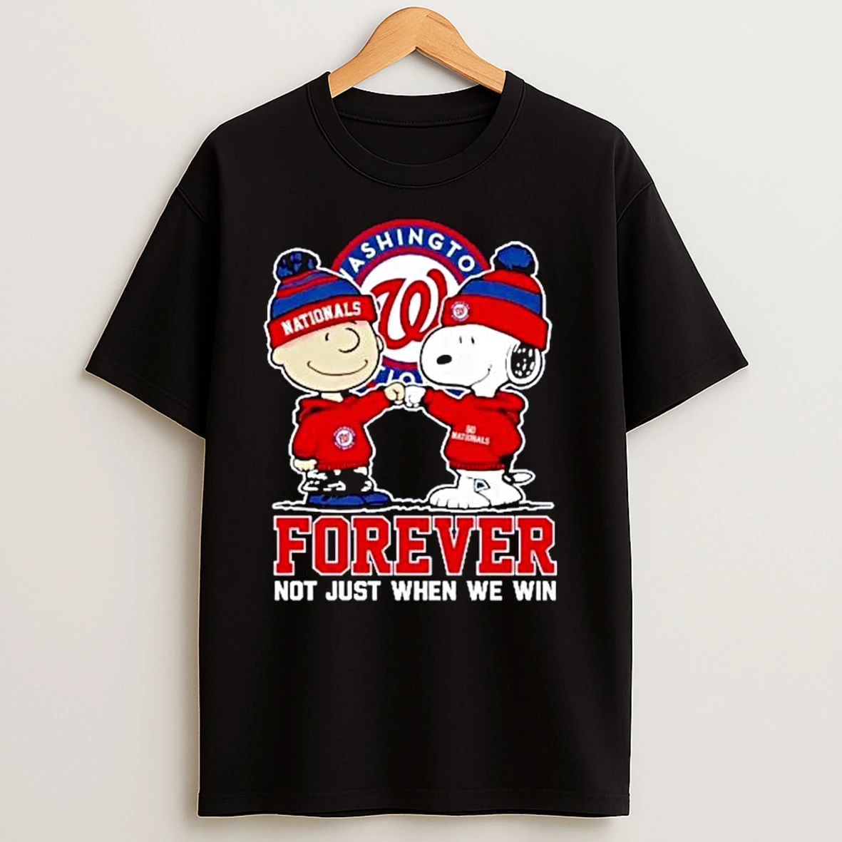 Snoopy And Charlie Brown X Mlb Washington Nationals Forever Not Just When We Win Ornaments T Shirts