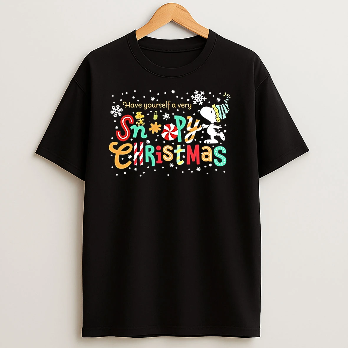 Snoopy And Woodstock Christmas 2025 Have Yourself A Very T Shirts