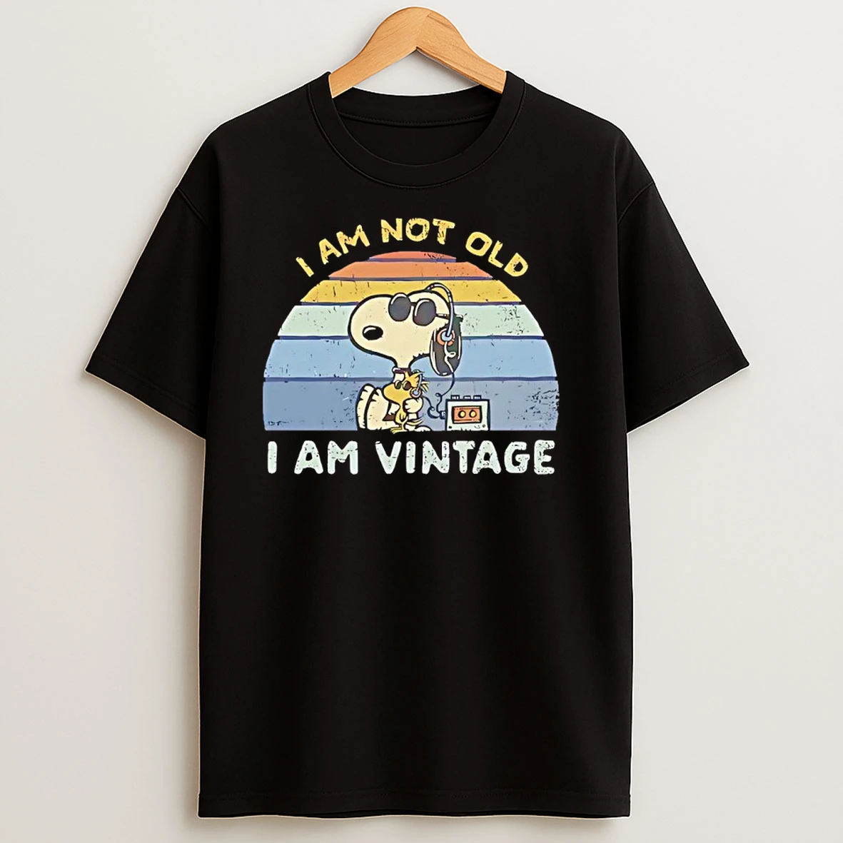 Snoopy And Woodstock I Am Not Old I Am Vintage T Shirts
