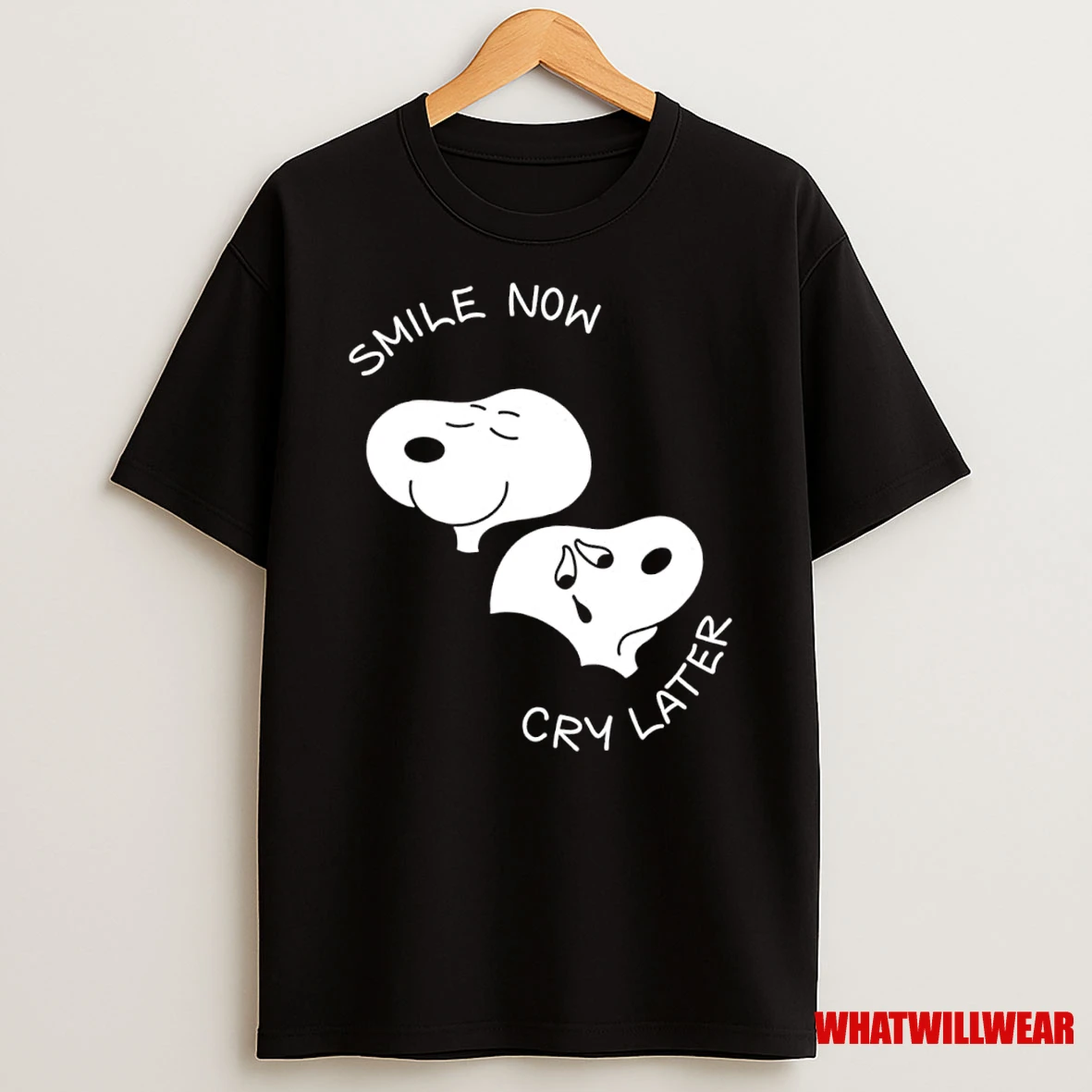 Snoopy Smile Now Cry Later Shirts