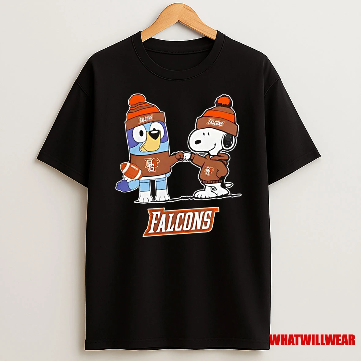 Snoopy X Bluey Bowling Green Falcons Football Shirts