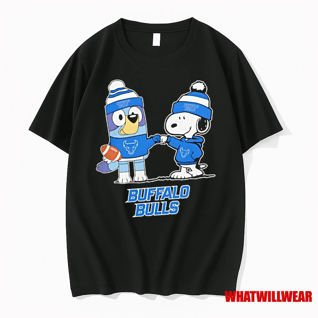 Snoopy X Bluey Buffalo Bills Football Shirts