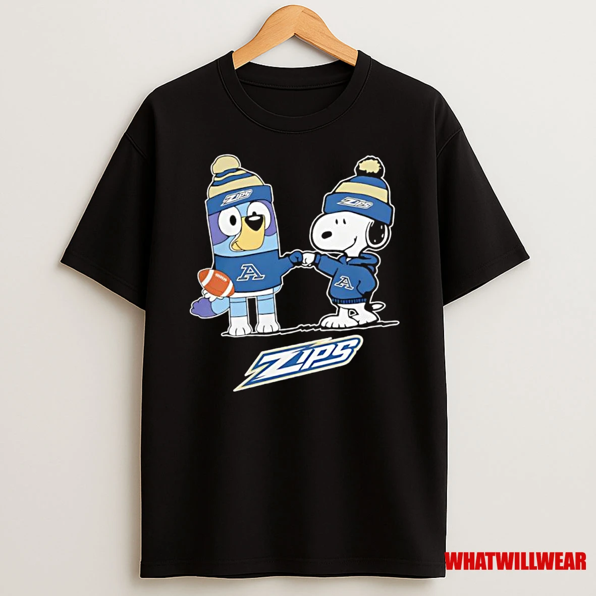 Snoopy X Bluey Carolina Panthers Football Shirts