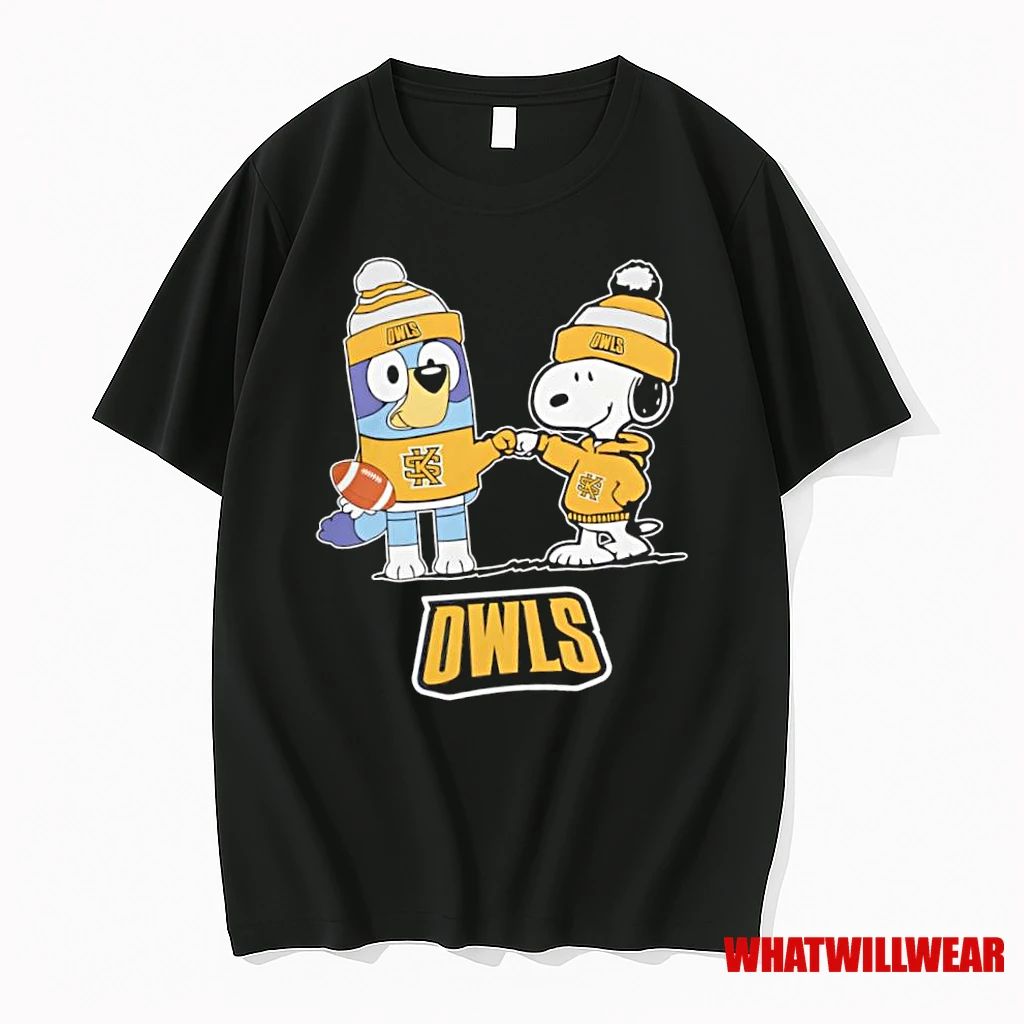 Snoopy X Bluey Iowa Hawkeyes Football Shirts