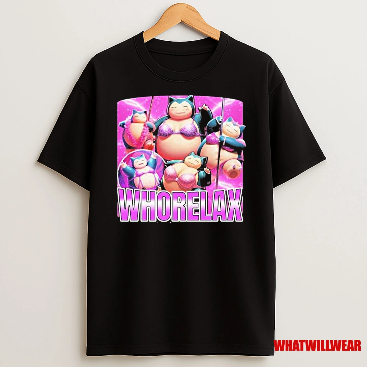 Snorlax Whorelax Pokemon Shirts