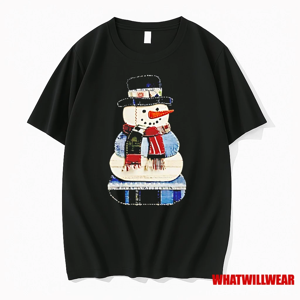 Snowman Patchwork Christmas Shirts