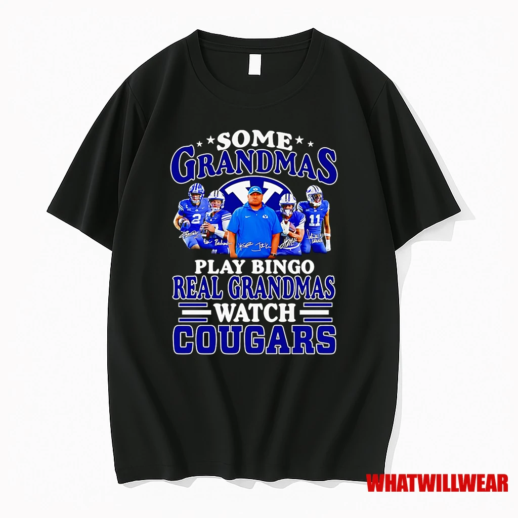 Some Grandmas Play Bingo Real Grandmas Watch Cougars Shirts