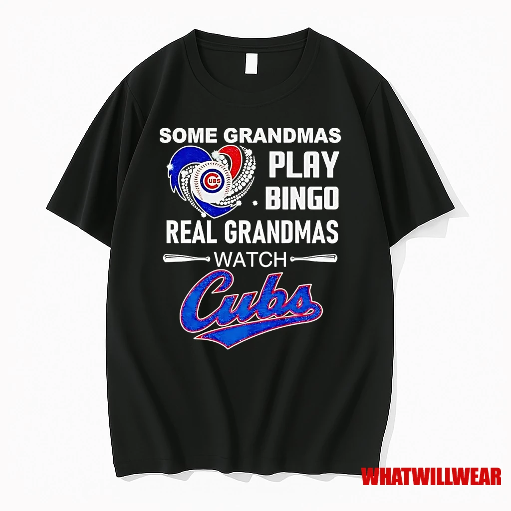 Some Grandmas Play Bingo Real Grandmas Watch Cubs Shirts