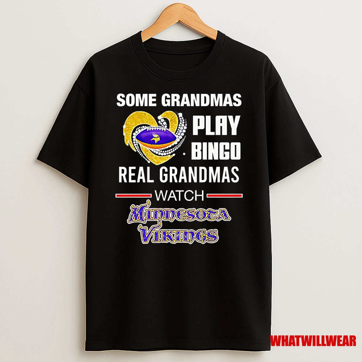 Some Grandmas Play Bingo Real Grandmas Watch Minnesota Vikings 2025 Mlb Shirts