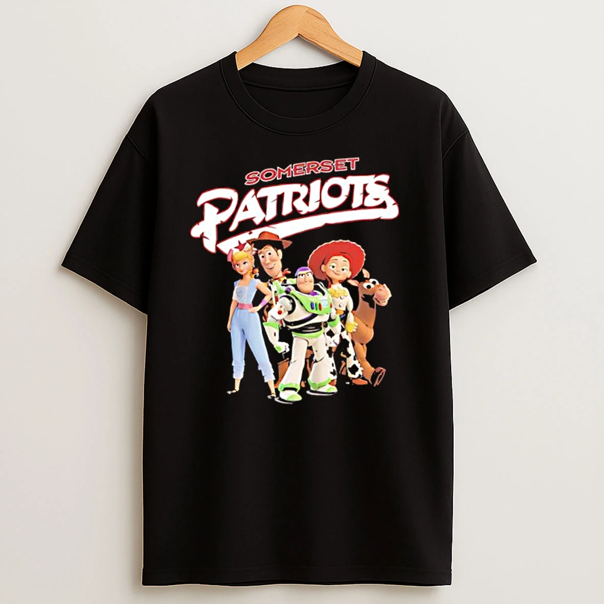 Somerset Patriots Toy Story Friends Adult Characters T Shirts