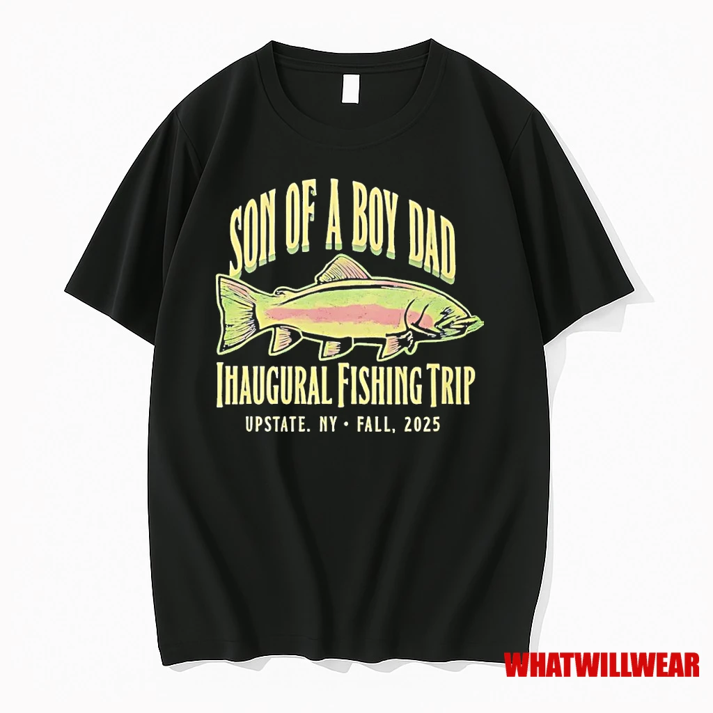Son Of A Boy Dad Inaugural Fishing Trip Shirts
