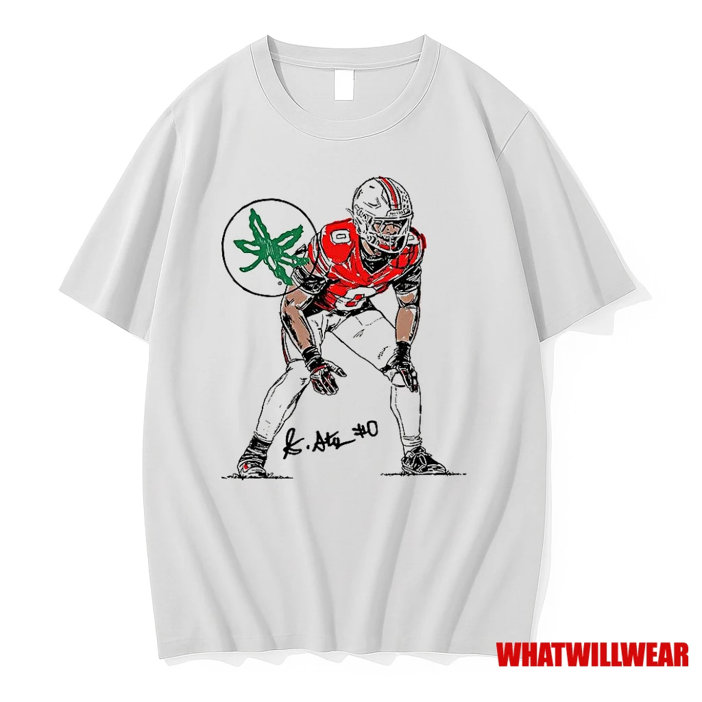 Sonny Styles Ohio State Buckeyes Football Number 0 Signature Shirts