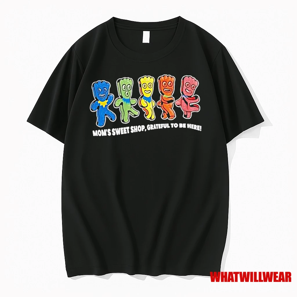 Sour Patch Kids Candy Characters Moms Sweet Shop Grateful To Be Here Shirts