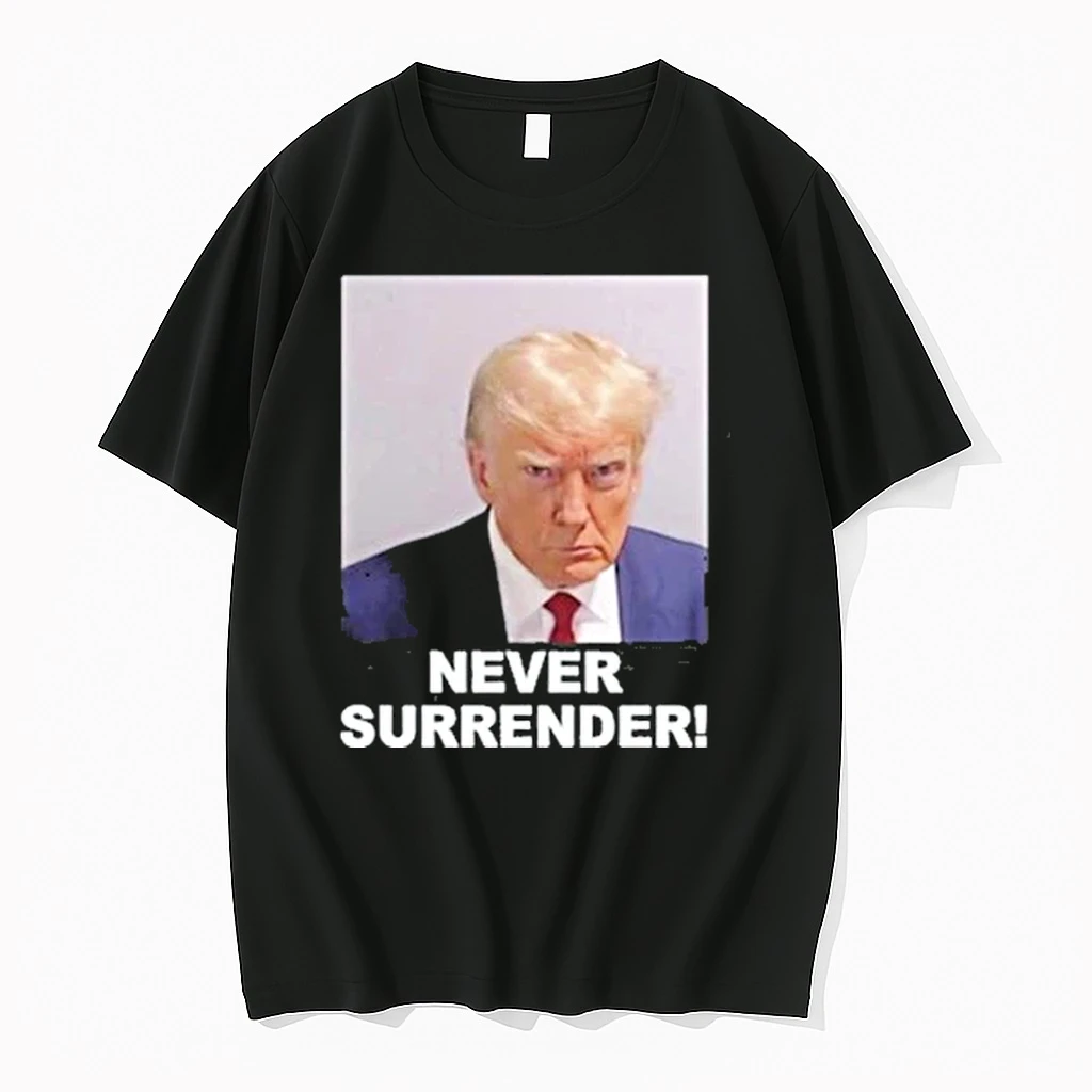 South Korea Trump Never Surrender Mugshot 2025 Shirts