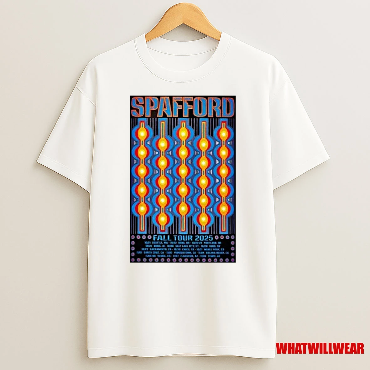 Spafford Fall Tour 25 Shirts