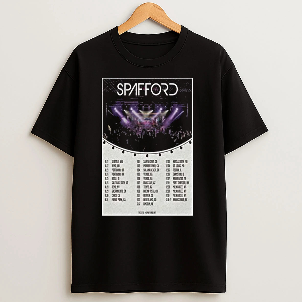 Spafford Tour New 2025 Shirts
