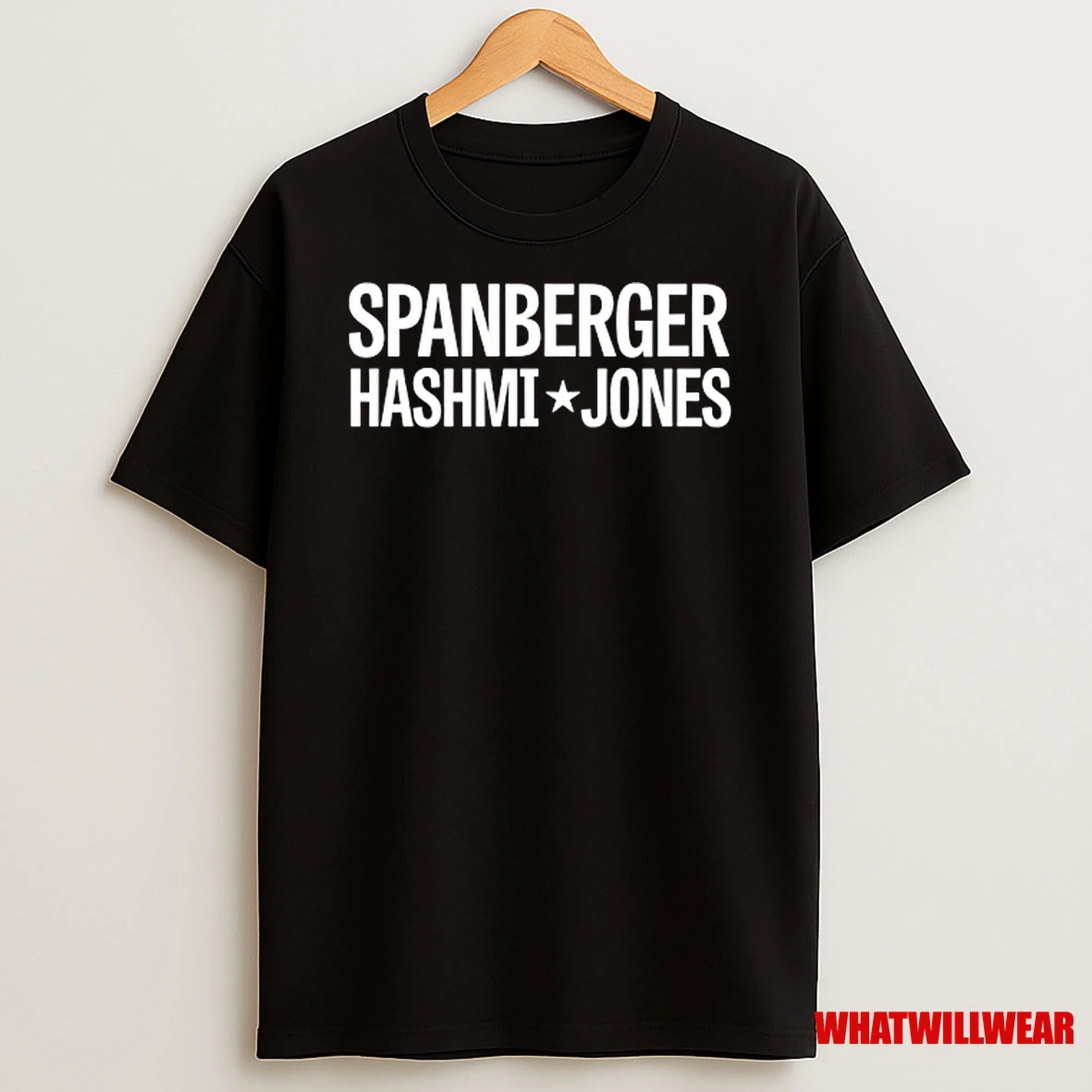 Spanberger Hashmi Jay Jones Star Logo Shirts