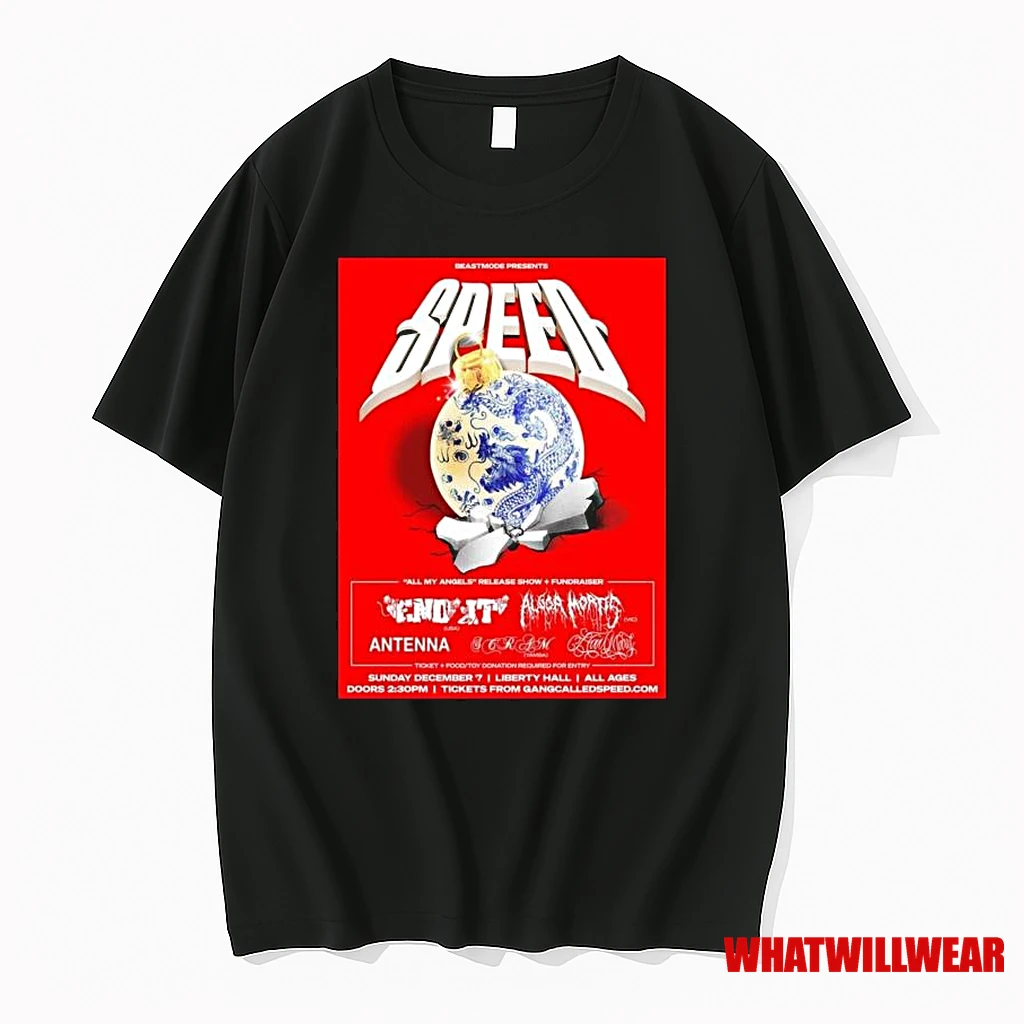 Speed All My Angels Release Show Sydney Xmas Show On December 7 2025 At Liberty Hall Shirts