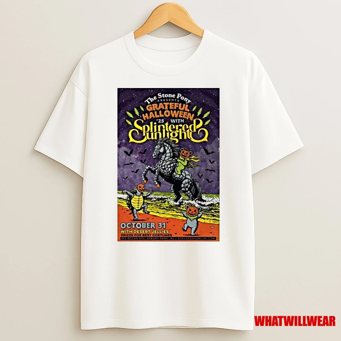 Splintered Sunlight Asbury Park Halloween Show On Oct 31 2025 Shirts