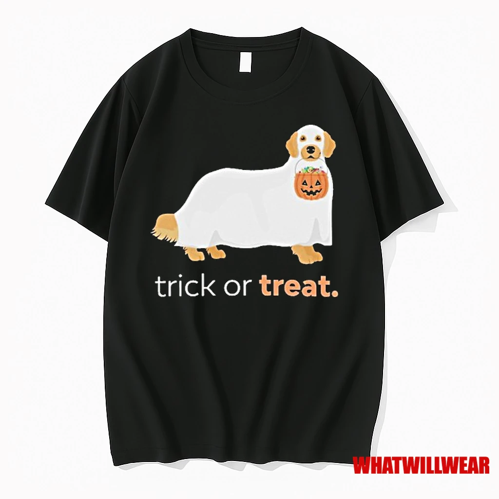Spooky Pup Trick Or Treat Encore Vet Group Shirts