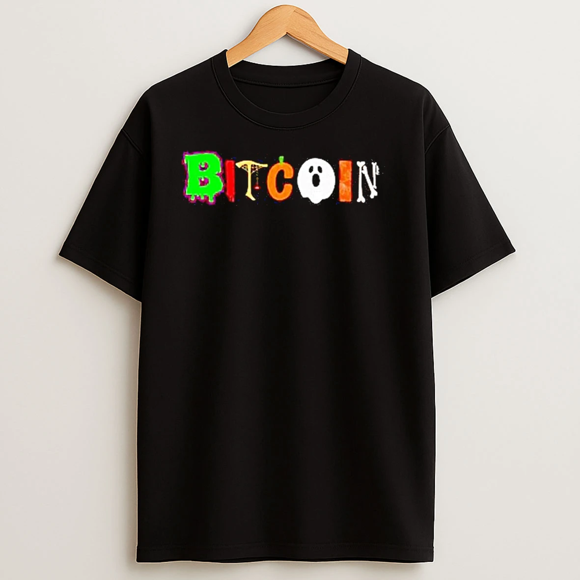 Spooky Bitcoin Halloween T Shirts