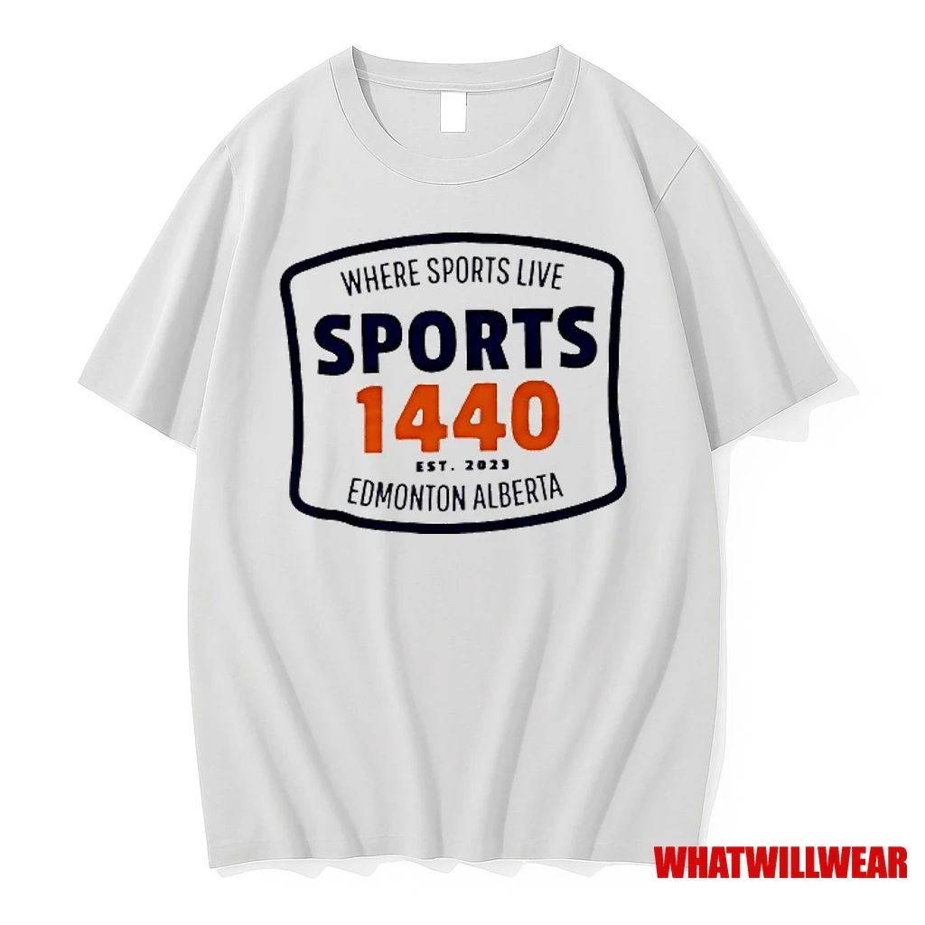 Sports 1440 Where Sports Live Edmonton Alberta Est 2023 Shirts