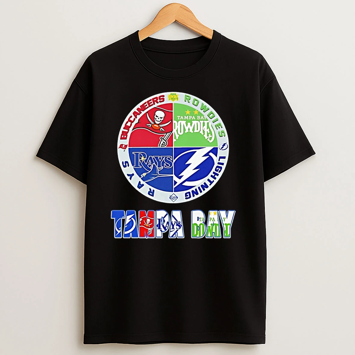 Sports In Tampa Bay Buccaneers Rowdies Lightning Rays T Shirts