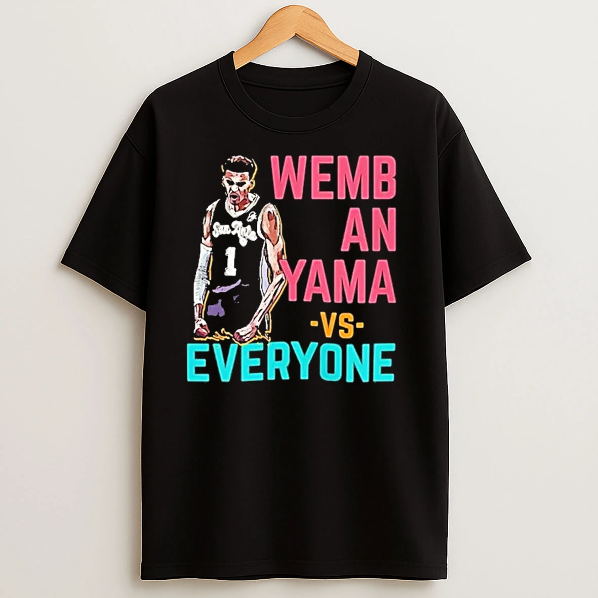 Spurs Wembanyama Vs Everyone T Shirts