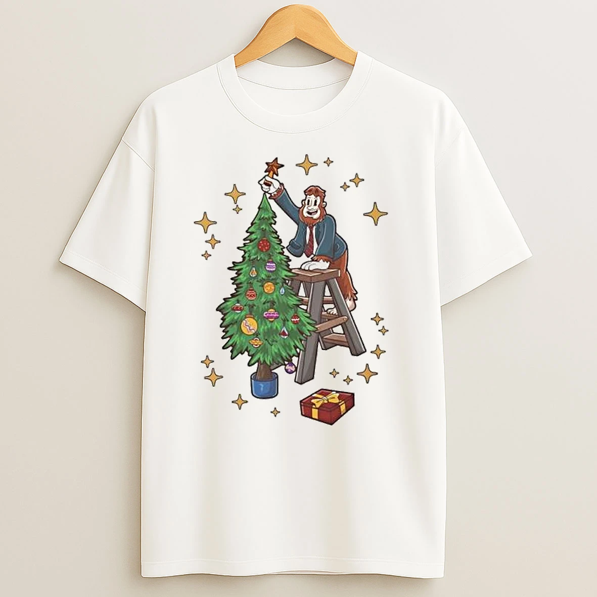 Squatch Bennie Christmas Tree Ornaments T Shirts
