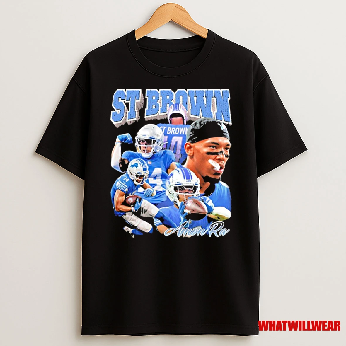 St Brown Amon Ra Player Shirts