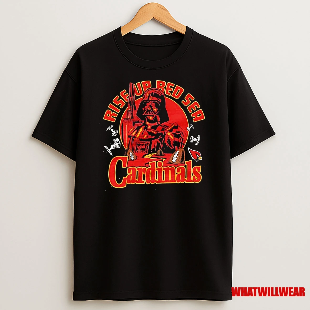 Star Wars Arizona Cardinals Rise Up Red Sea Shirts