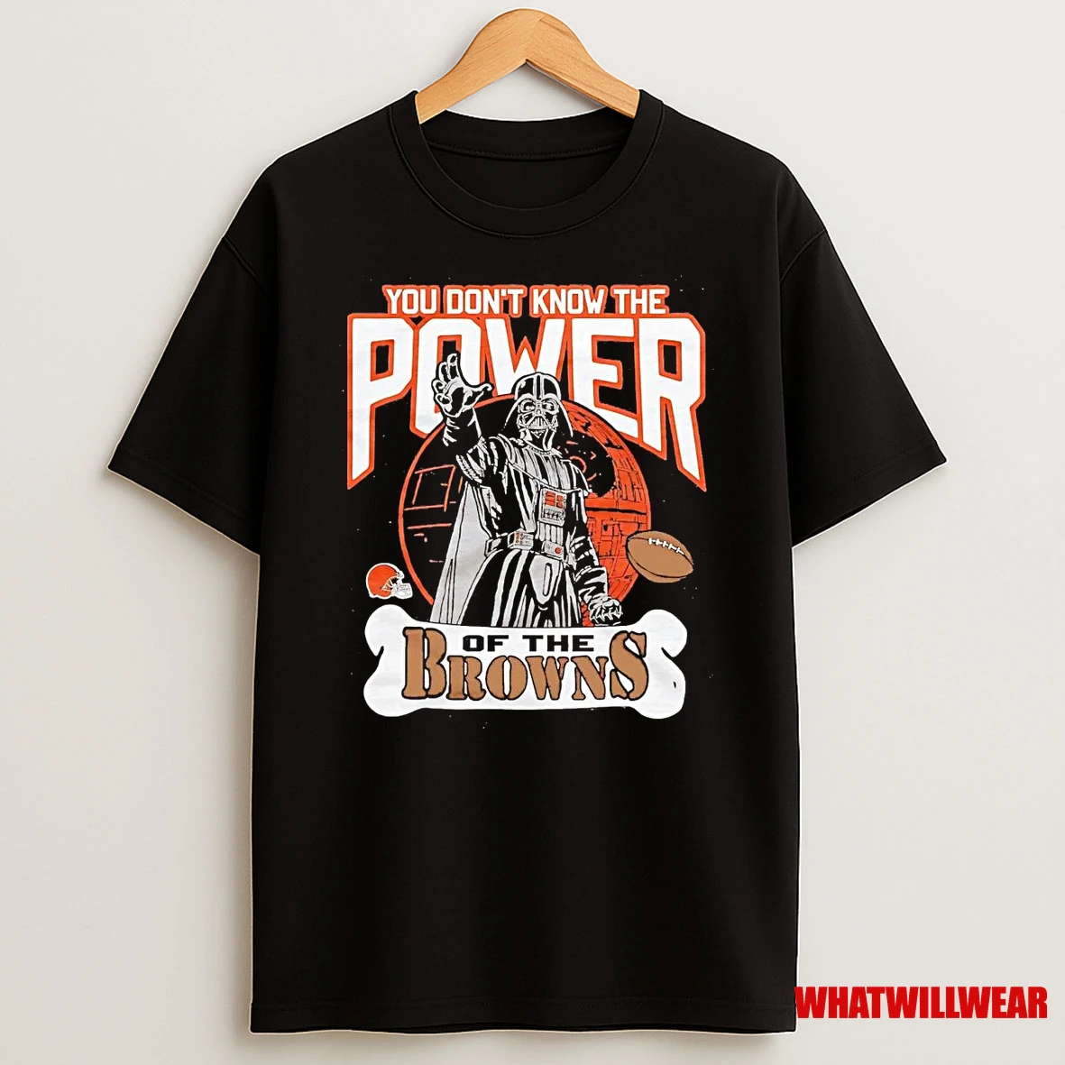Star Wars Cleveland Browns You Dont Know The Power Of The Browns Shirts