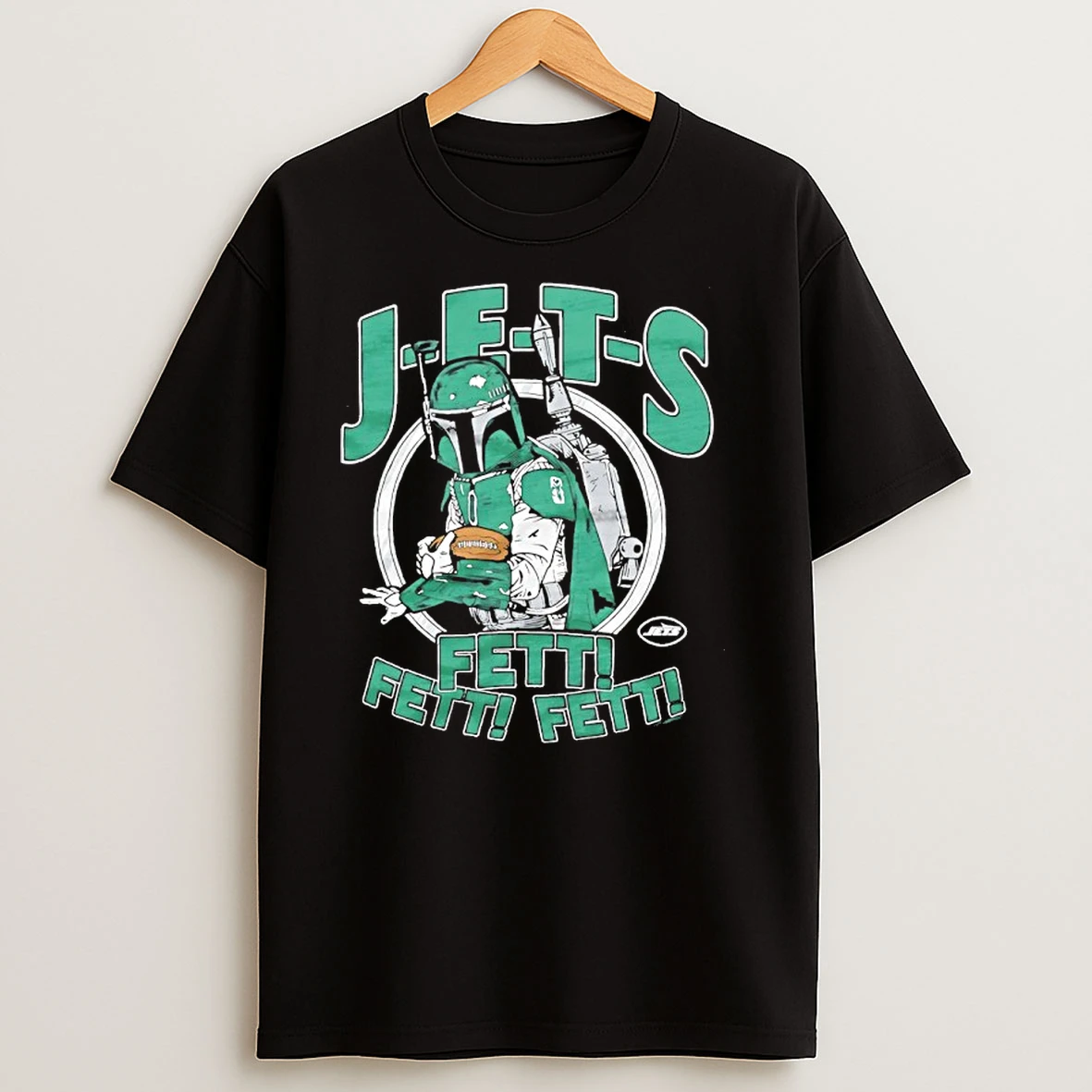 Star Wars Dark Side Boba Fett X New York Jets Fett Fett Fett T Shirts