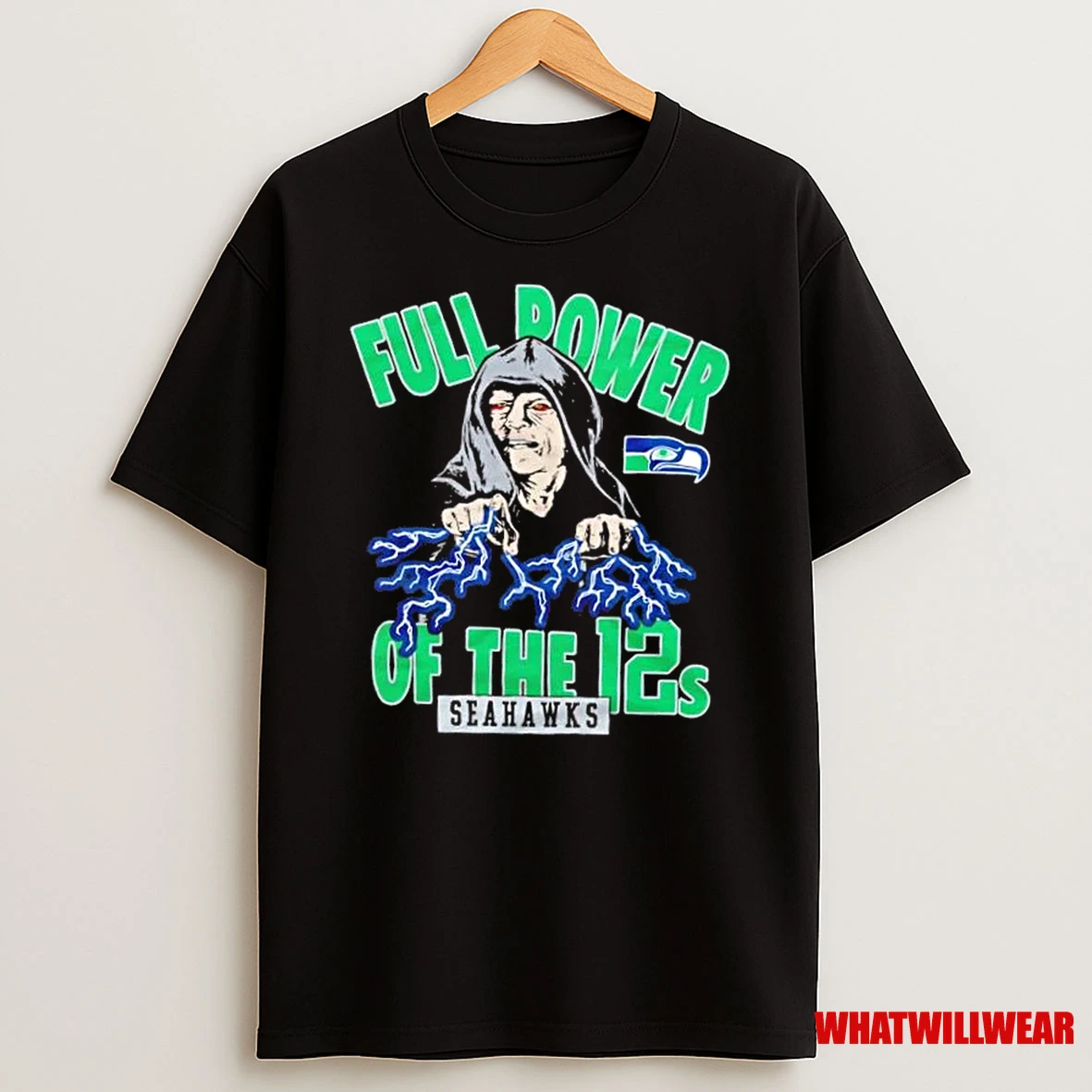 Star Wars Full Power Of The 12s Seattle Seahawks Football Shirts