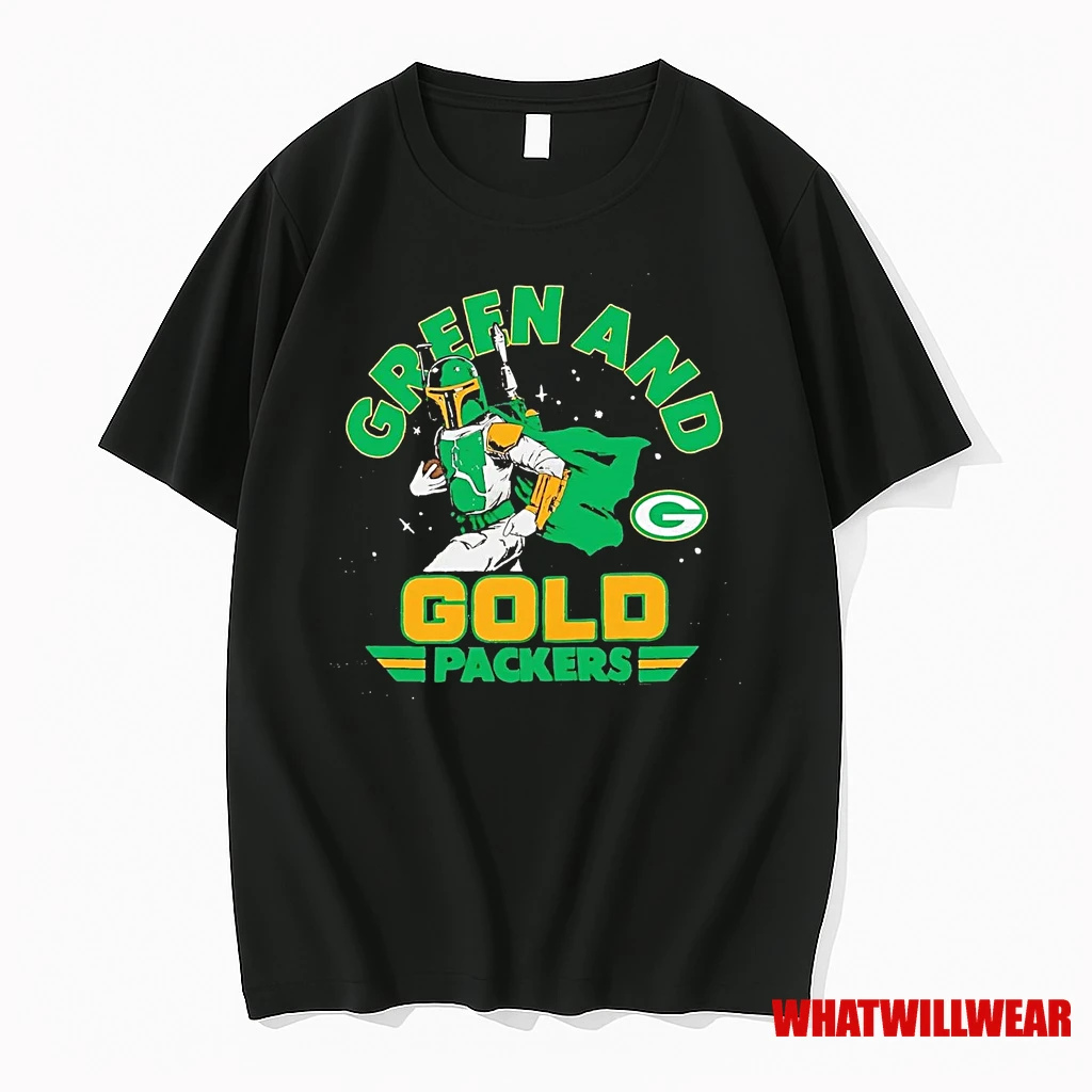 Star Wars Green Bay Packers Green And Gold Shirts