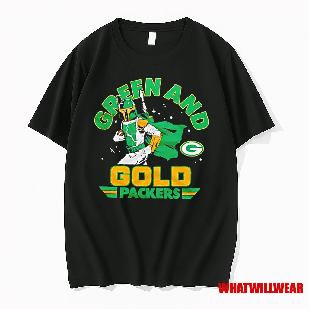 Star Wars Green And Gold Bay Packers Shirts