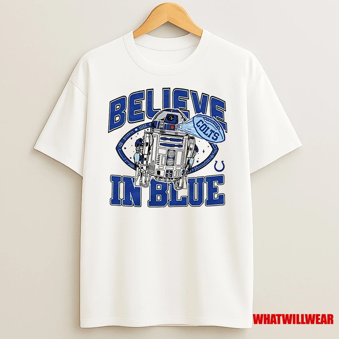 Star Wars Indianapolis Colts Believe In Blue Shirts