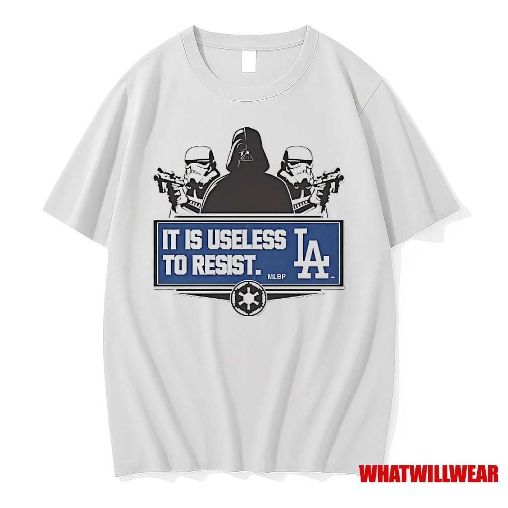 Star Wars Los Angeles Dodgers It Is Useless To Resist Shirts